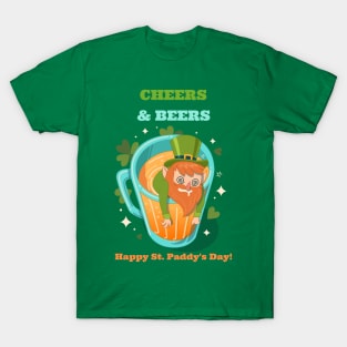 Cheers and Beers Happy St. Paddy's Day T-Shirt